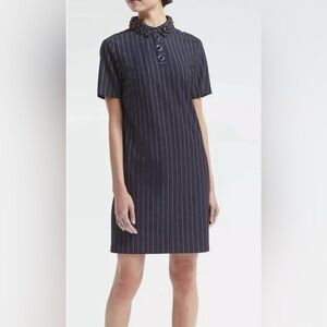 Banana Republic navy shift dress.